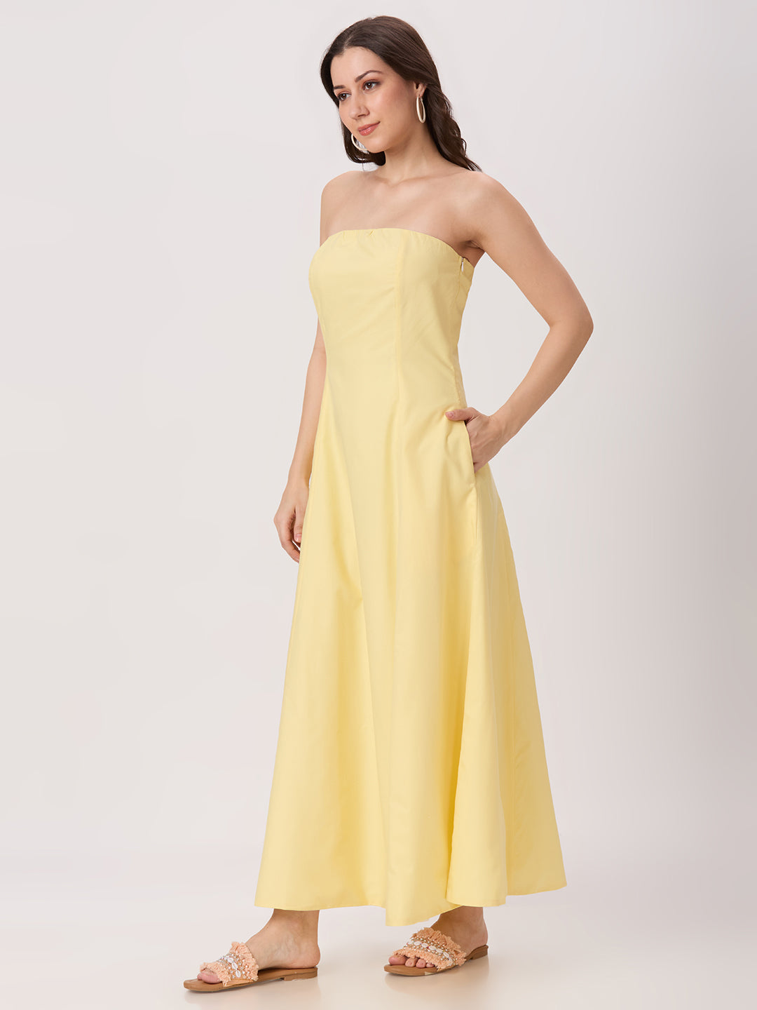 Positano Dress White Rose
