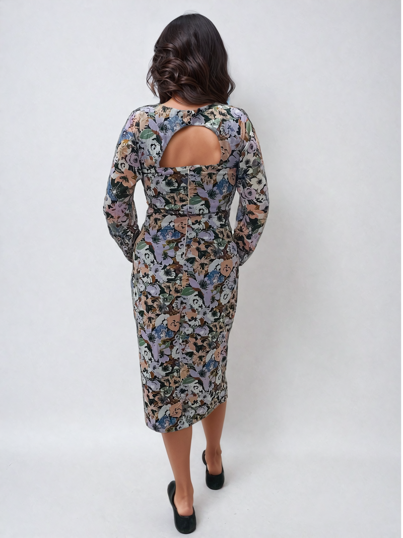 Floral Print Midi Dress