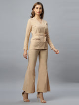 Audrey Co-ord Set (Beige)